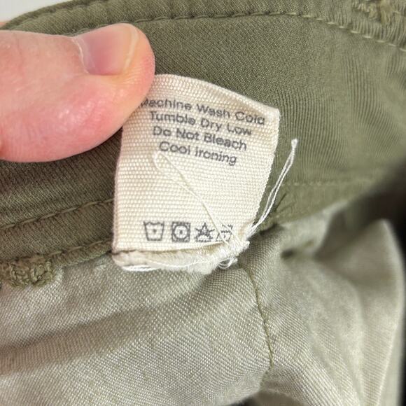 Road to Nowhere Los Angeles Green cotton/cupro high rise pants size 8 x 29" insm - Picture 9 of 9